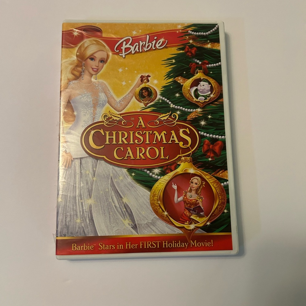 Barbie A Christmas Carol DVD - Red, Green, Gold